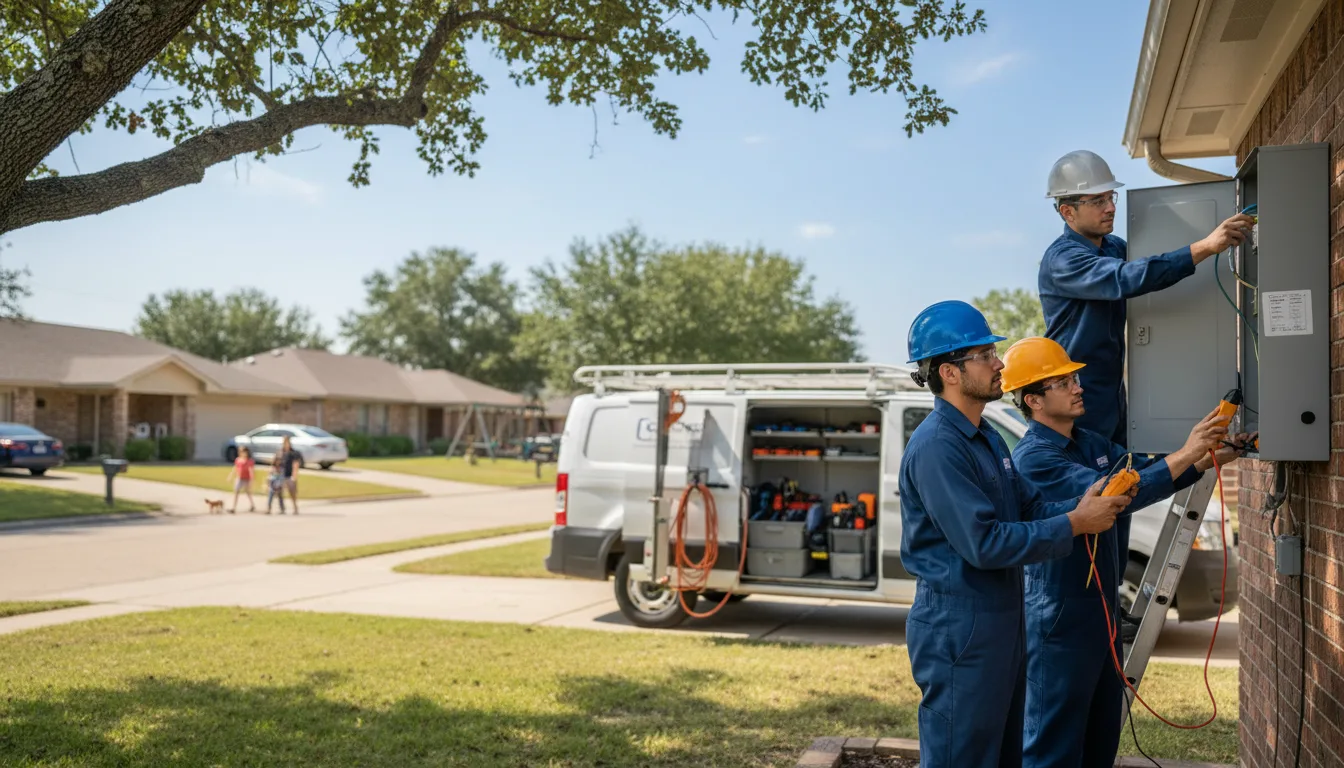 Certified electrician providing emergency electrical services in Gasburg, VA